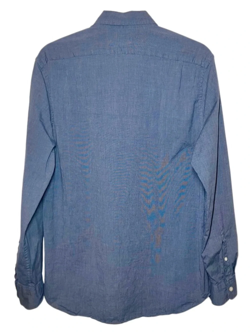 J Crew Classic Flex Washed Long Sleeve Button Down in Blue Men’s L